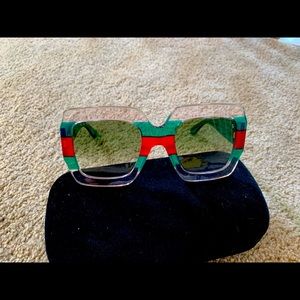 Gucci Square Acetate sunglasses